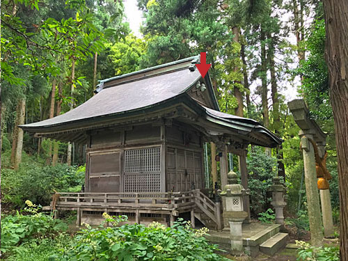 九萬坊大権現の本殿