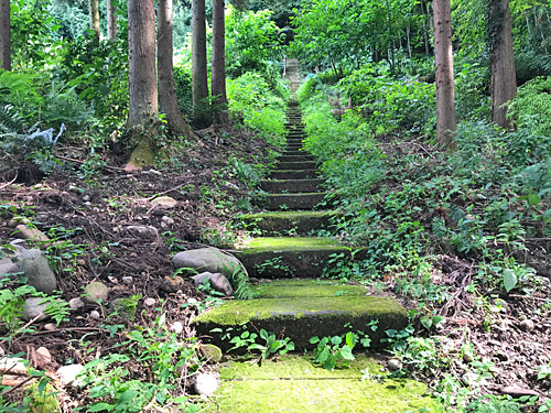 長々と続く階段