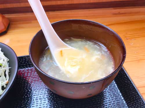 昇龍の玉子スープ