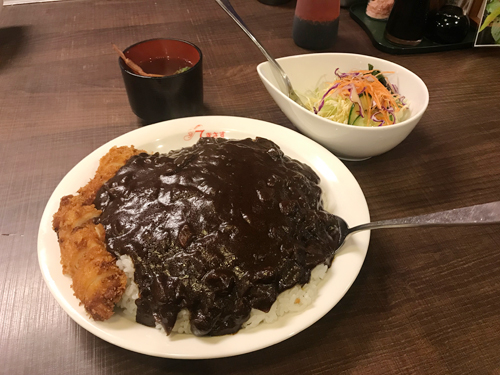 てきさす　テキサスロールカレー