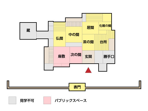 旧永井家の間取り