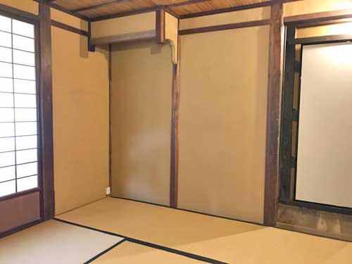 奥の間の床の間