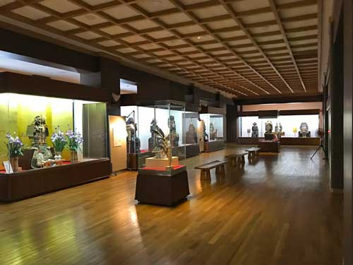 勝山城博物館の3階展示室