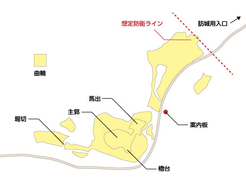 切山城全体図
