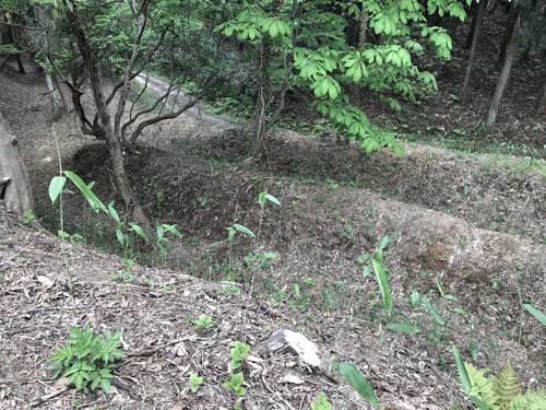 空堀の跡