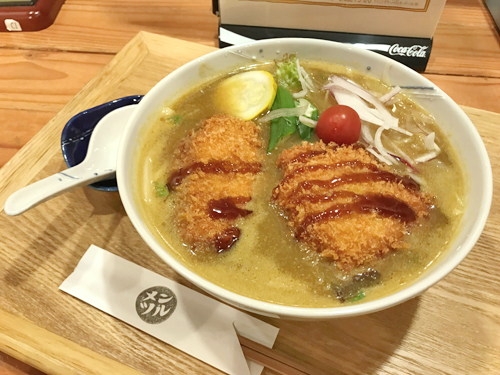 メンツル食堂　カツカレーうどん