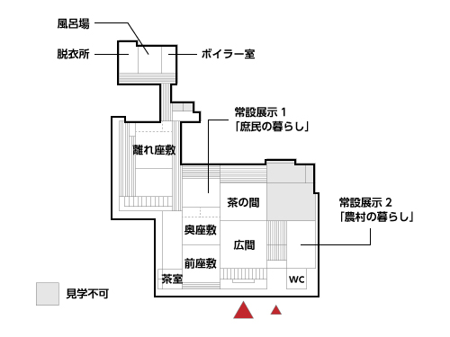 母屋の間取り