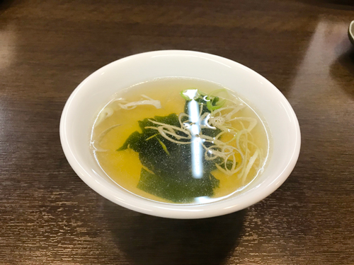 長楽の中華スープ