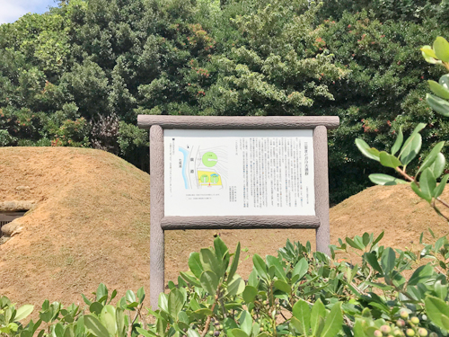 三室まどがけ古墳群の案内板