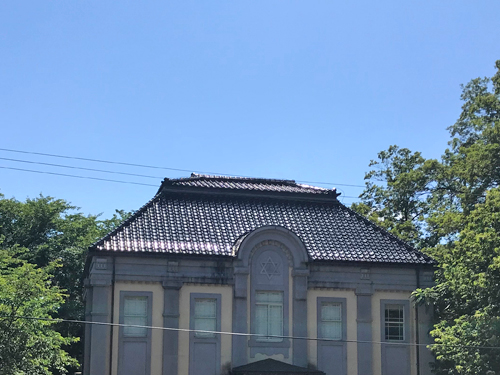 高岡市福岡歴史民俗資料館の屋根