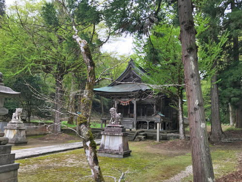 赤丸浅井神社の境内