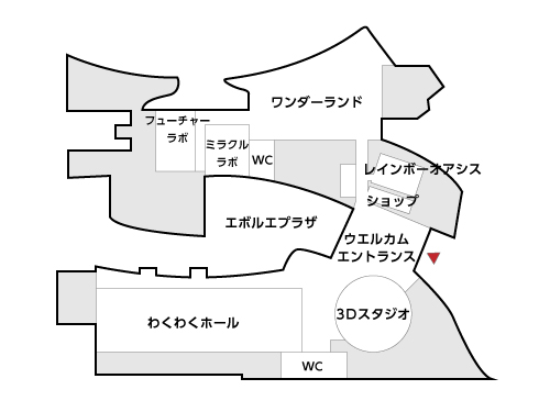 サイエンスヒルズこまつ内部の間取り