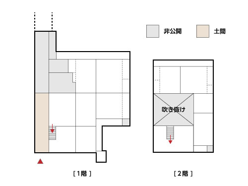 土蔵造りのまち資料館の間取り