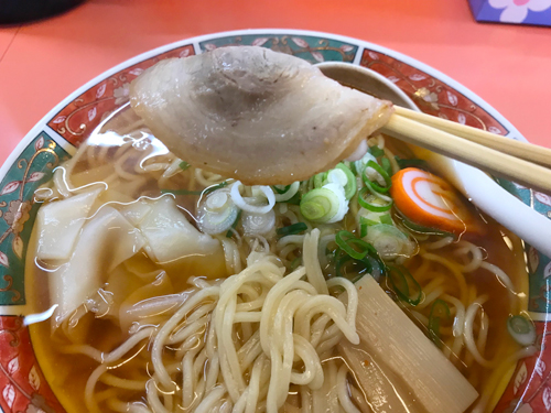 らーめん王蘭のチャーシュー
