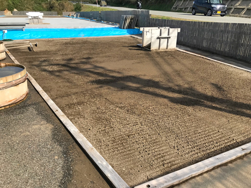 体験用の塩田