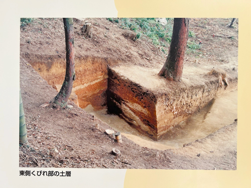 柳田布尾山古墳　東側くびれ部の土層