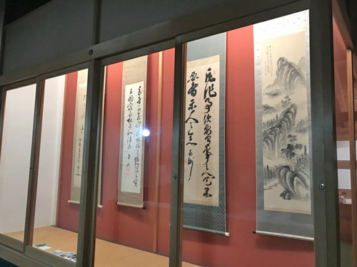 4幅の掛け軸