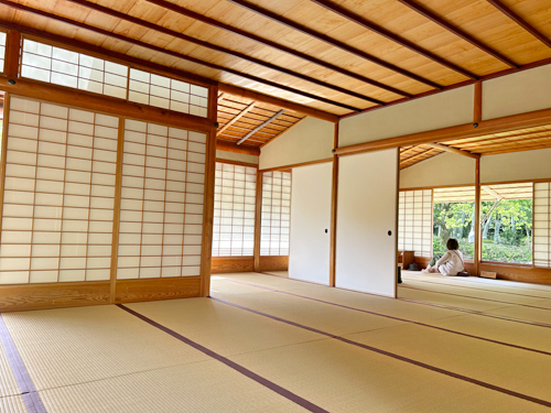 御茶屋内部の贅沢な造り