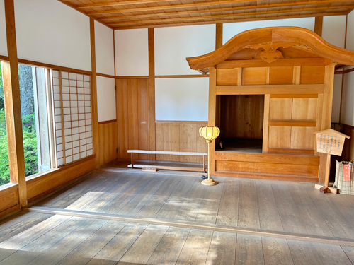 養浩館庭園の御茶屋の風呂場