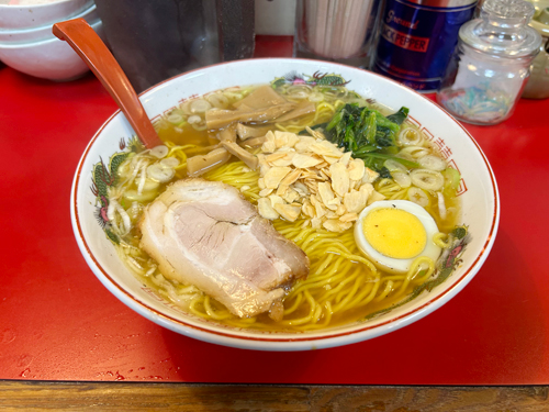 アサヒ軒　にんにくラーメン