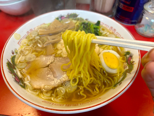 アサヒ軒のラーメン