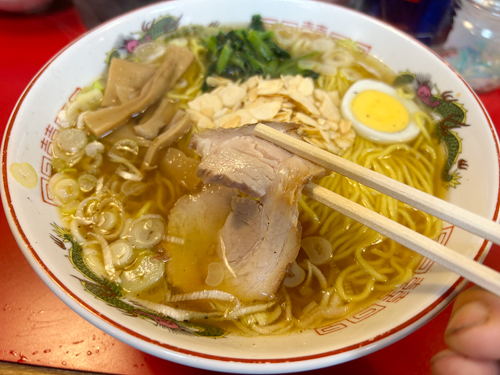 アサヒ軒のチャーシュー