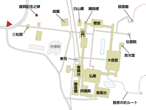 總持寺祖院の全体図