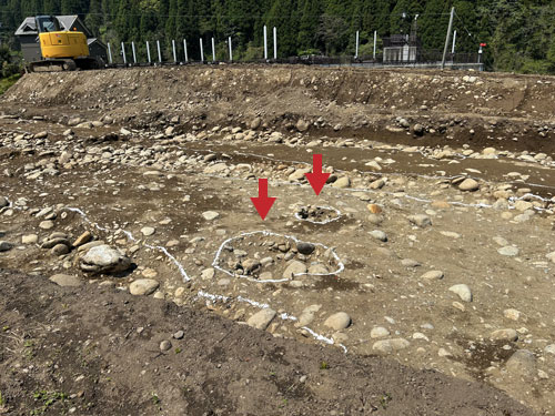 白山町遺跡の土坑