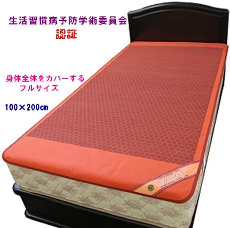 マイナスイオン 快眠ぐっすりシート 100×200cm 日本製