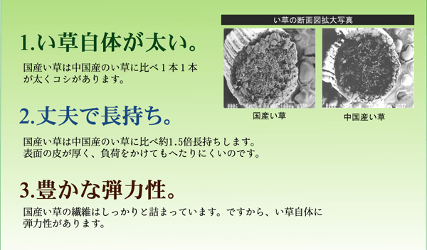 国産い草の特徴