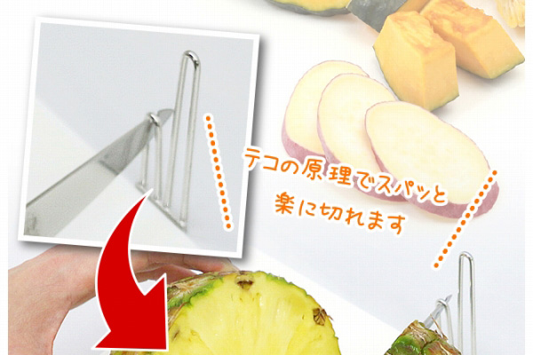 テコの原理でスパッと楽に切れます