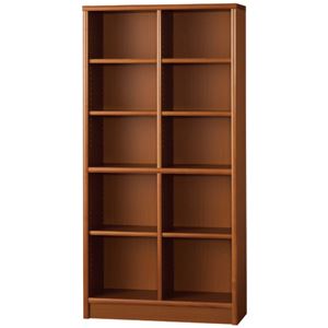 オープンシェルフ 本棚 国産 組立不要 F☆☆☆☆ 90cm幅 アコード H ミディアム