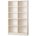 オープンシェルフ 本棚 国産 組立不要 F☆☆☆☆ 105cm幅 アコード H ウッディホワイト